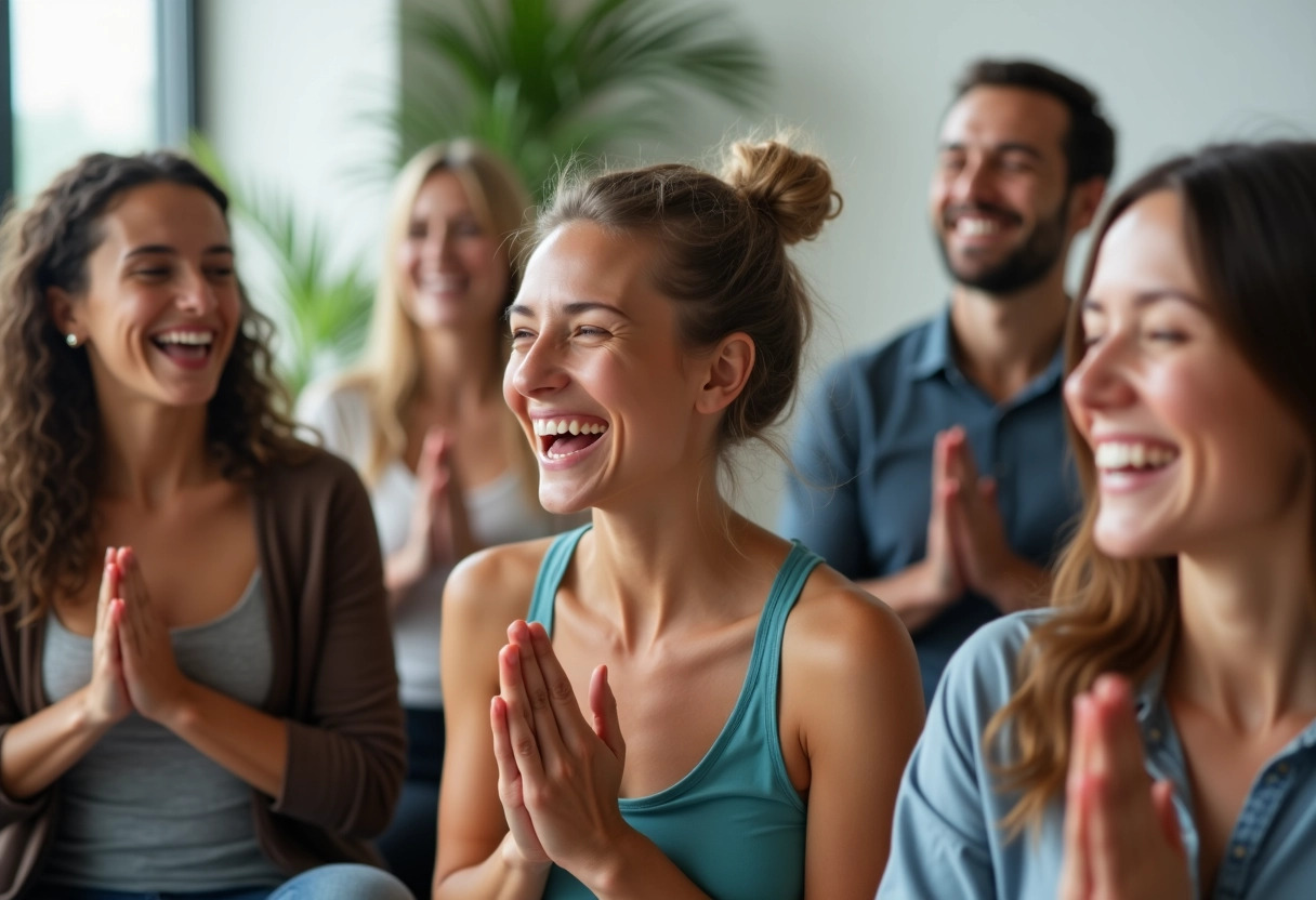 yoga rire